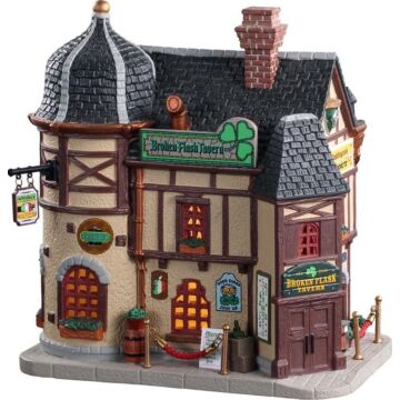 Lemax Broken Flask Tavern, B/O LED