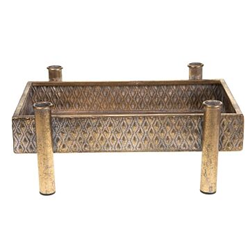 Tray Kaarshouder goud 14 cm - Dijk Natural Collections