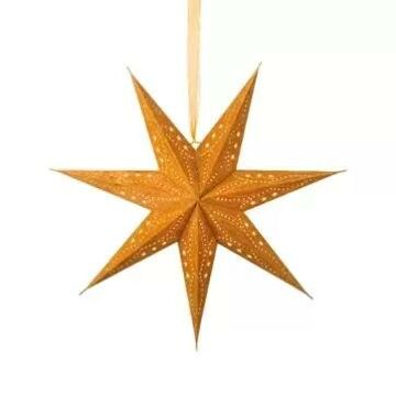 Papieren kerstster goud Ø 60 cm