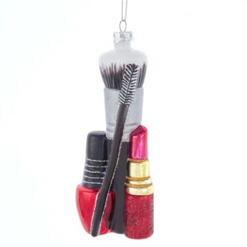 Ornamentmakeup glas 13 cm - Noble Gems