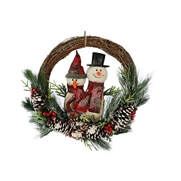 Hanger ring snowman Ø 40  cm