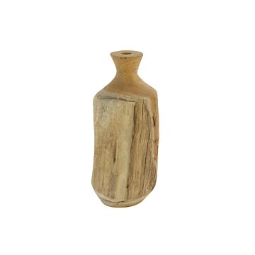 Vaas teak Dulang Ø 12 cm - HBX Natural Living