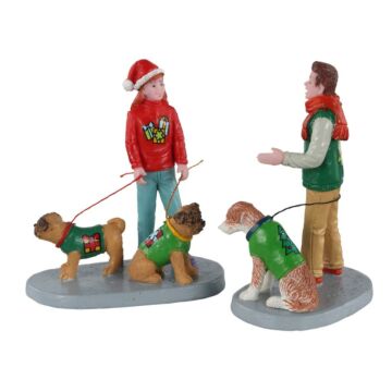 Lemax Festive Friends, set van 2