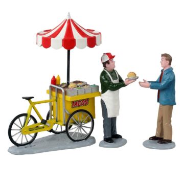 Lemax Taco Cart, set van 3