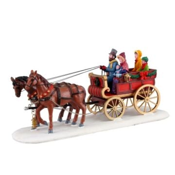 Lemax Carriage Cheer