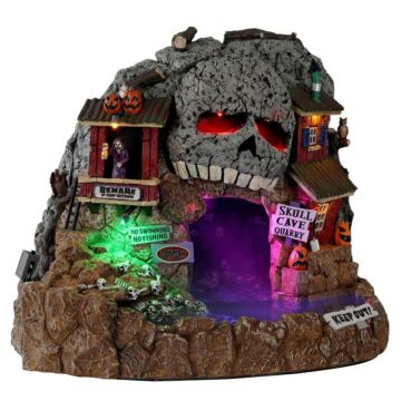 Lemax Skull Cave Quarry, met 4.5V Adapter