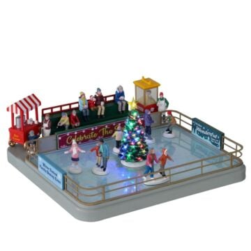 Lemax Outdoor Skating Rink, met 4.5V Adapter