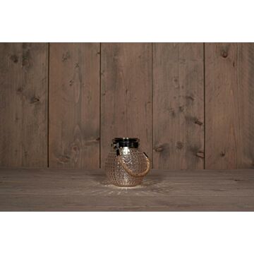 Solar glas roze 12,5 cm