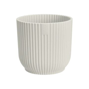 Bloempot Vibes Fold rond mini wit Ø 11 cm - Elho