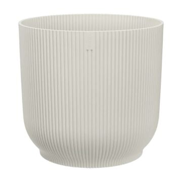 Bloempot Vibes Fold rond wielen wit Ø 35 cm - Elho