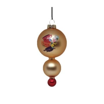 Mad Hatter Glass Balls 3P - Kurt Adler