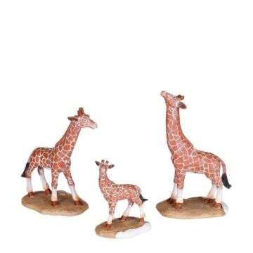 Giraffe family 3 stuks - l9,5xb4,5xh13cm