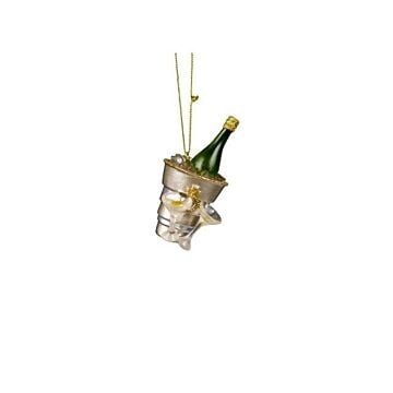 Emmer champagne  ornament 9 cm - Kurt Adler