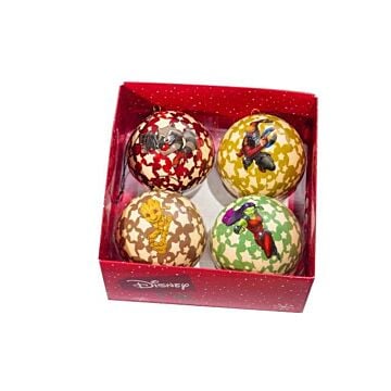 Guardians of the Galaxy kerstballen box plastic Ø 7.5 cm 4 stuks - Kurt Adler