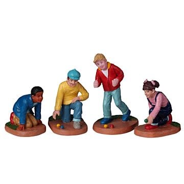 Lemax Marbles Champ, set van 4