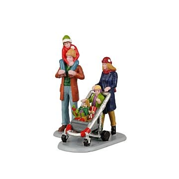 Lemax Family Holiday Shopping Spree, set van 2