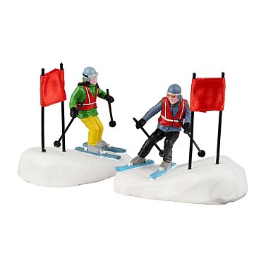 Lemax Slalom Stars, set van 2