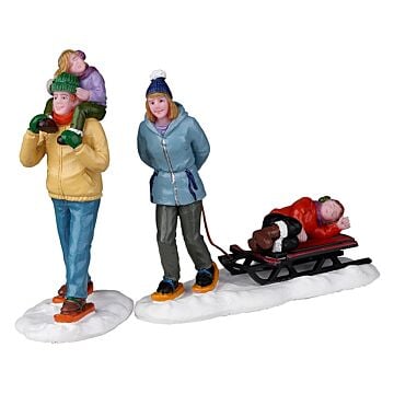 Lemax Long Day Snowshoeing, set van 2