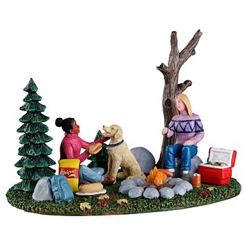 Lemax Fall Camping Trip