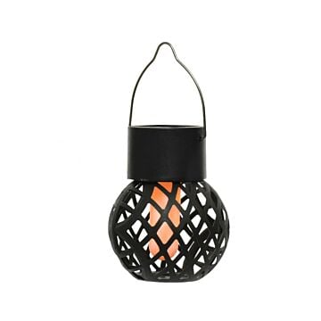 Solar hanging light plastic fire flame effect