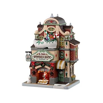 Lemax St. Nick's Wooden Shoe Shop