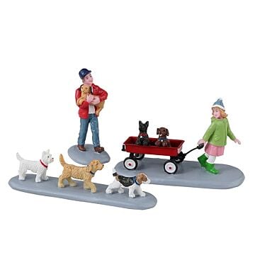 Lemax Puppy Parade, set of 3