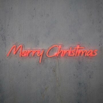 Neon light Merry Christmas rood 300LED 94 cm - Luca Lighting