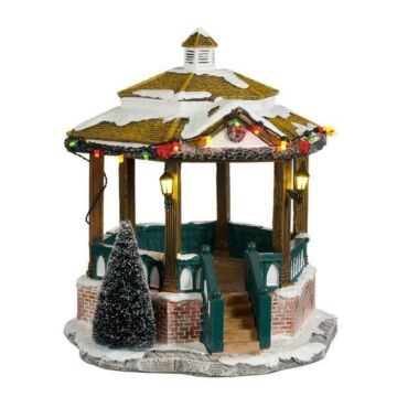 Music gazebo battery operated 20,5 cm - Luville
