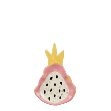 Exotica bord dragon fruit roze - L 19,5 cm
