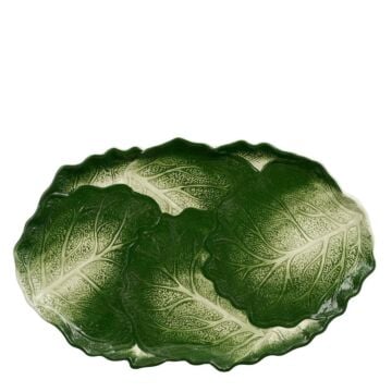 Bord kool donkergroen - L 43 cm
