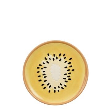Exotica ontbijtbord Kiwi l.groen - h2xd20,5 cm
