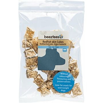 Hondensnack roodbaarshuis cubes 100g - Beeztees