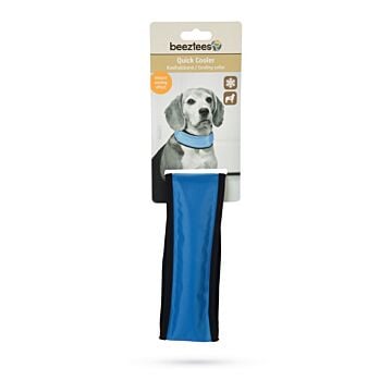 Quick cooler halsband blauw 36-48 cm - Beeztees