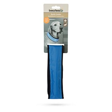 Quick cooler halsband blauw 44-56 cm - Beeztees