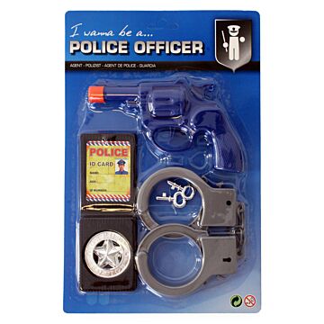 Politie set mini 3-delig Politie set mini 3-delig