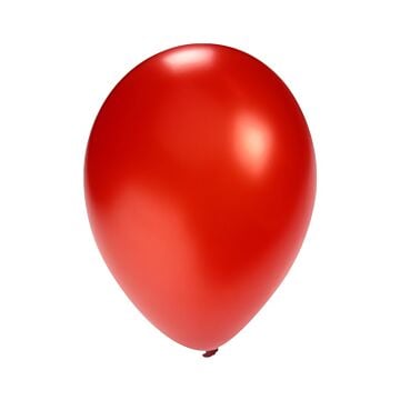 Ballonnen metallic rood 12 cm 100 stuks