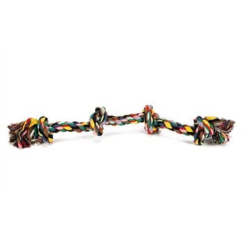 Hondenspeelgoed Flossytoy 4 knopen gekleurd - Beeztees