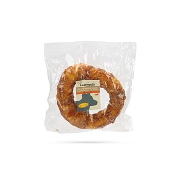 Hondensnack runderhuid ring met kip 1x 