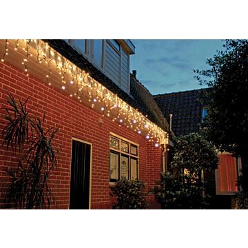 Connect De Luxe Icicle Lights 200LED Warm Wit 5 meter - Anna's Collection