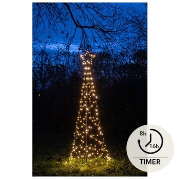 LED Kerstboom classic warm 200 cm - Anna's Collection