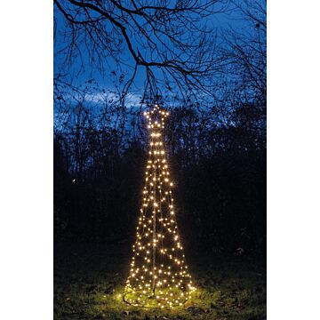 LED boom met ster op standaard 200 cm classic warm - Anna’s Collection