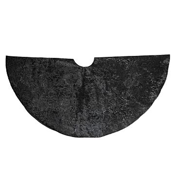 Boomkleed barok fluweel 120 cm zwart - Anna’s Collection