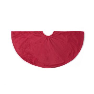 Boomkleed fluweel 120 cm rood - Anna’s Collection