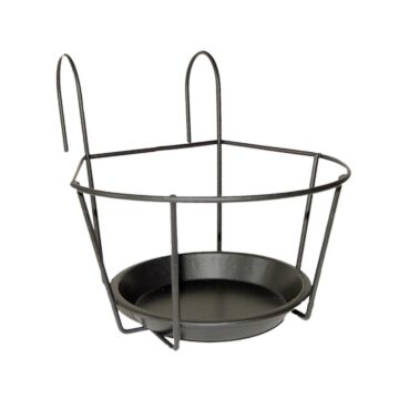 Balkonpothanger grijs 24 cm
