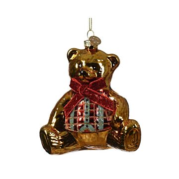 Ornament beer glas 10,8 cm - Decoris