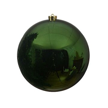 Kerstbal dennengroen kunststof Ø 14 cm - Decoris Kerstbal dennengroen kunststof Ø 14 cm - Decoris