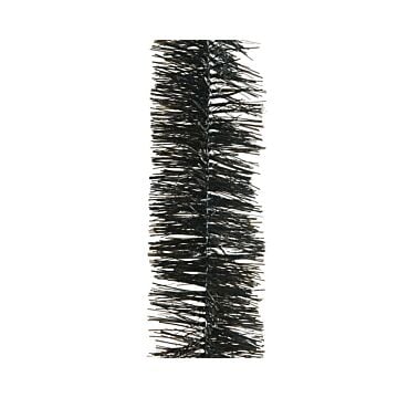 Lametta guirlande shiny zwart 270 cm - Decoris
