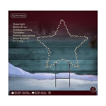 Mico LED light star pvc 38 cm - Lumineo