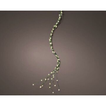 Micro LED Durawise bunch lights 8 functie twinkel effect groen warm wit 95 cm - Lumineo