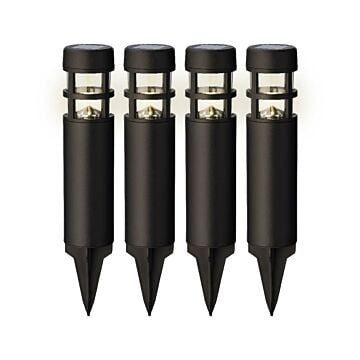 Solar stake light plastic steady